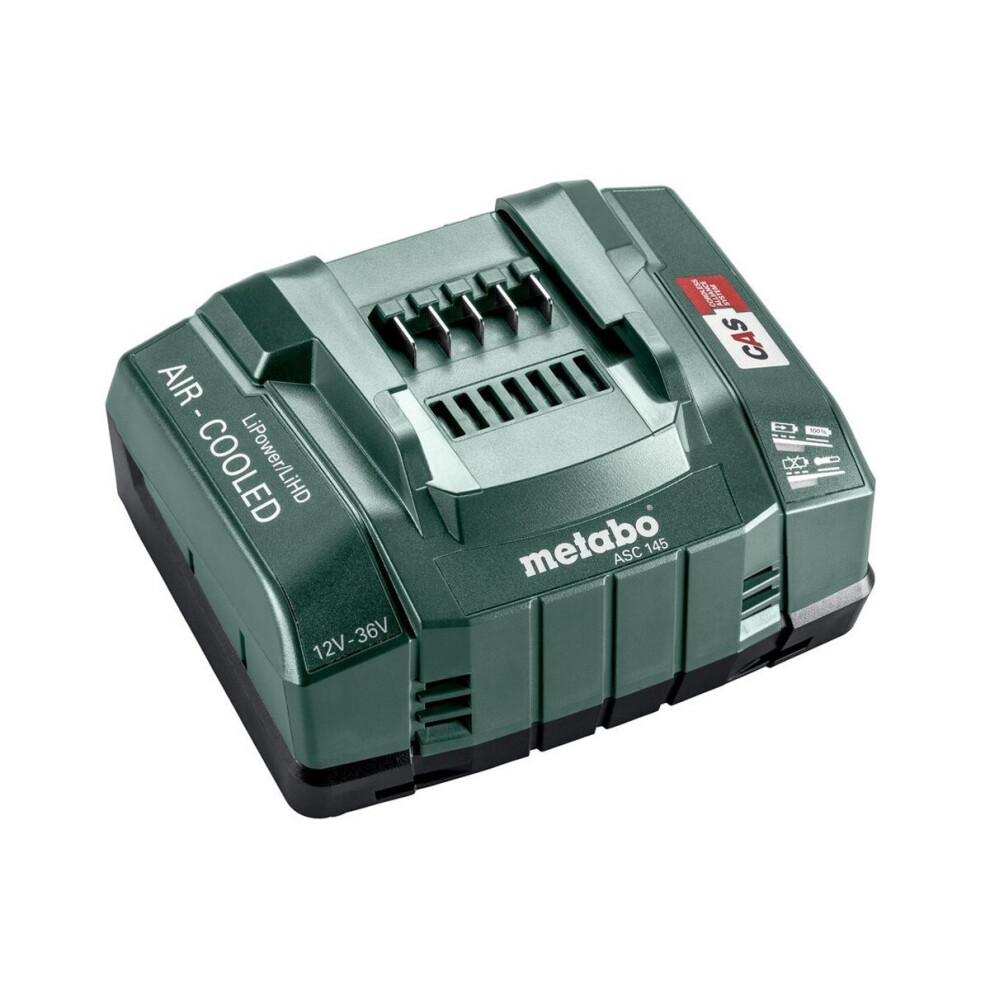Metabo ASC 145 12v/14.4v/18v / 36v Air Cooled Quick Charger