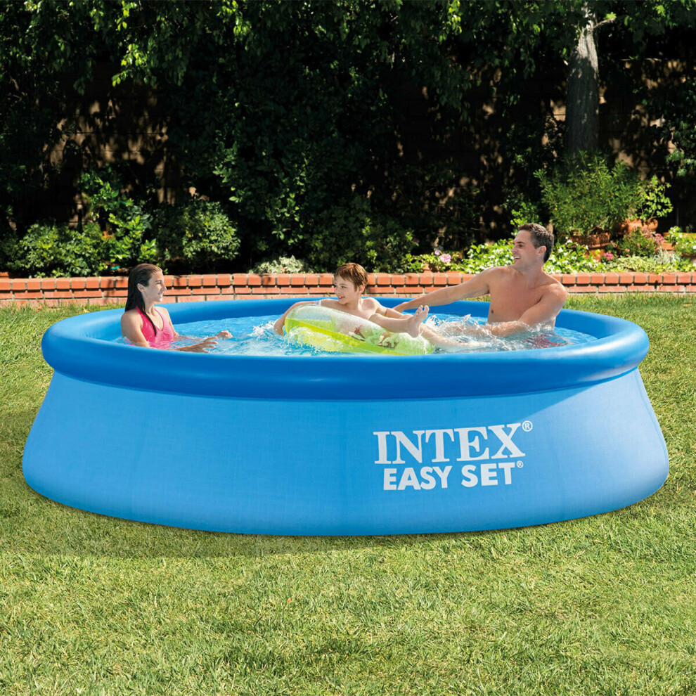 Intex Easy Set Ring Pool | Inflatable 10ft (3.05m) + Water Filter Pump