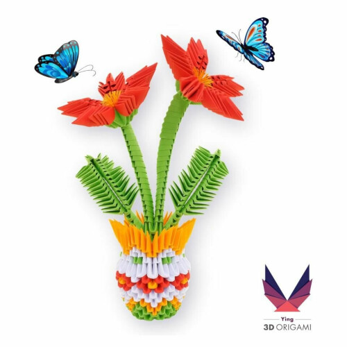 Craft Kit Origami Flowers 2