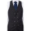 (36) Men's 3 Piece Black Pinstripe Retro Suit 5
