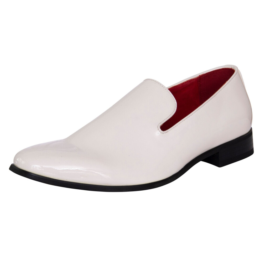 (9) Mens Smart Shiny LeatherLined SlipOn Loafers Shoes