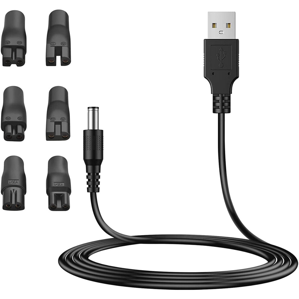 Merom 5V Usb Charger Cord Replacement Shaver Power Adapter Compatible With Norelco Shavers Hq8505 5000/7000 Series Power Cord...