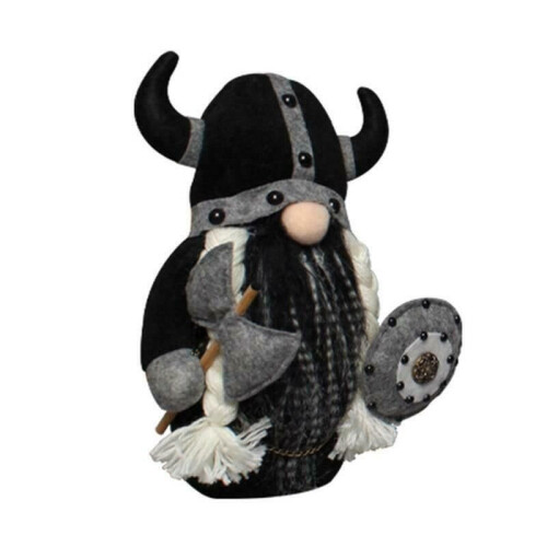 (Black) Viking Gnome Plush Toys Scandinavian Tomte Elf Decorations Dwarf Swedish Decor