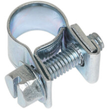 30 Pack Zinc Plated Mini Hose Clips 7-9mm DIN 3017 - Hose Pipe Clip Fixing - YS05541