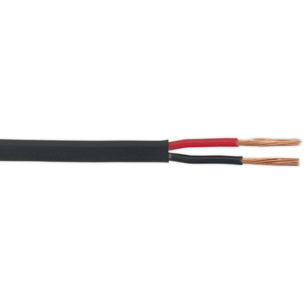 30M Flat Twin Automotive Cable - 8.75 Amps - Thin Walled - Twin Core Conductor 5056524239032