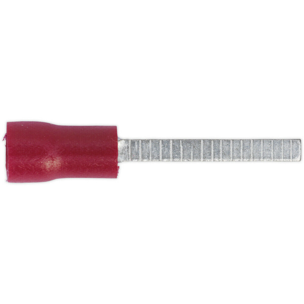 100 PACK Blade Terminal - 18 x 2.3mm - Suitable for 22 to 18 AWG Cable - Red