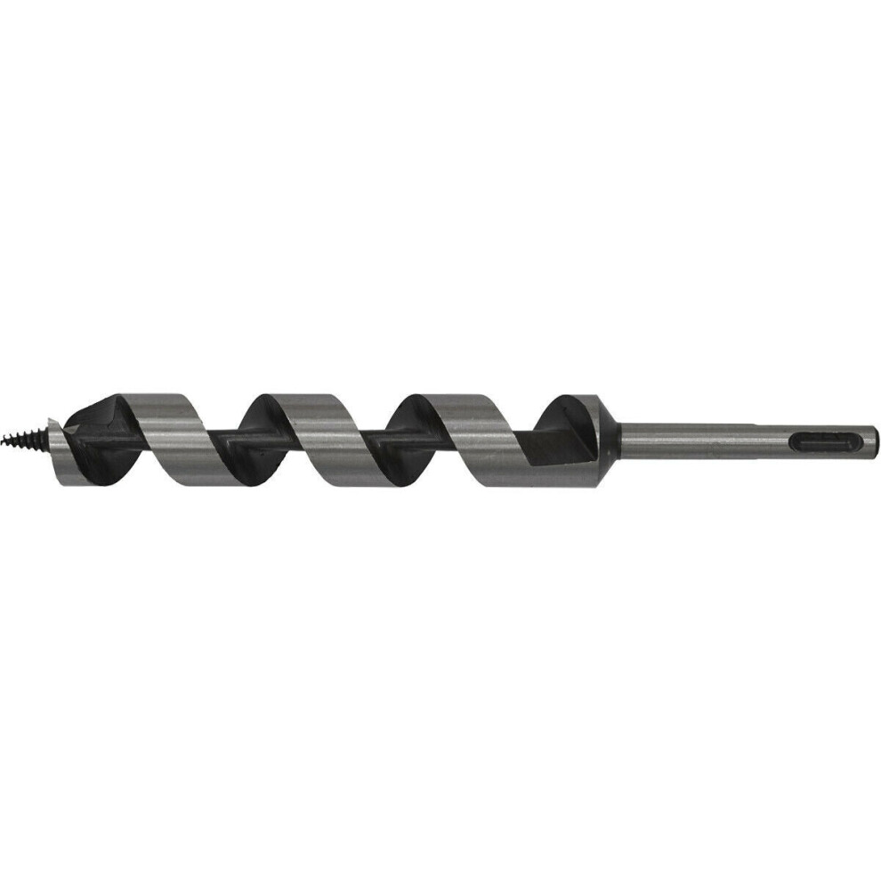 25 X 235Mm Sds Plus Auger Wood Drill Bit - Fully Hardened - Smooth Drilling 5056581908001