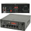 Loops Bluetooth Sound System 4x Black 200W Wall Speakers - 2 Channel Stereo Amplifier 4