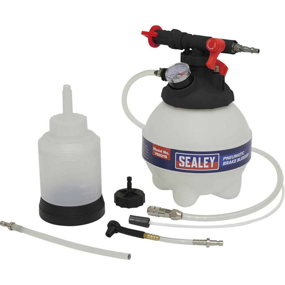 3L Pneumatic Brake Bleeder - Suitable for ABS Systems - 1/2" BSP Inlet