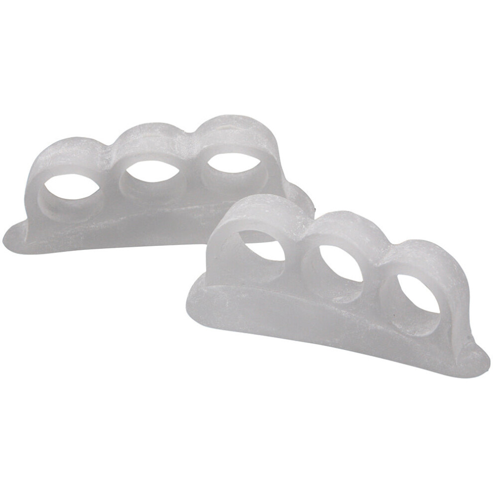 Aidapt Pair Gel Toe Separators - Overlapping Toe Correction - Pressure Relief - Small