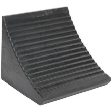 Heavy Duty Rubber Wheel Chock - 3.8kg - Nylon Reinforced - Robust Carry Handle