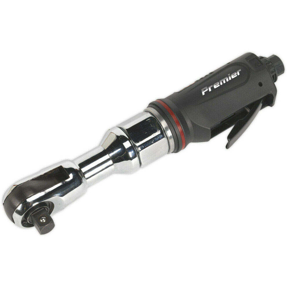 Air Operated Ratchet Wrench - 1/2" Sq Drive - Twist Reverse - Trigger Operated 