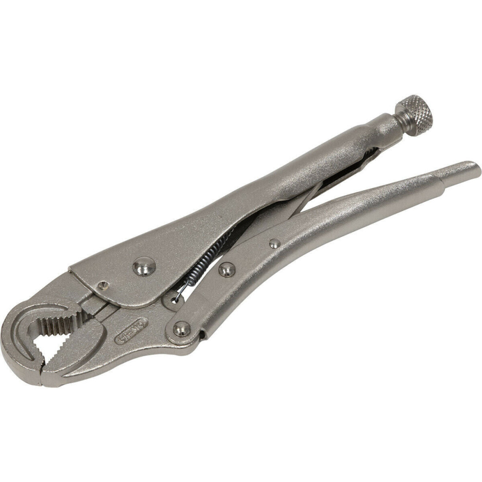 Loops 235Mm Round Jaw Locking Pliers - 35Mm Jaw Capacity - Chrome Molybdenum