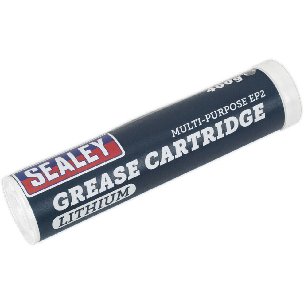 400g EP2 Lithium Grease Cartridge - Multipurpose - For Plunger Type Grease Guns