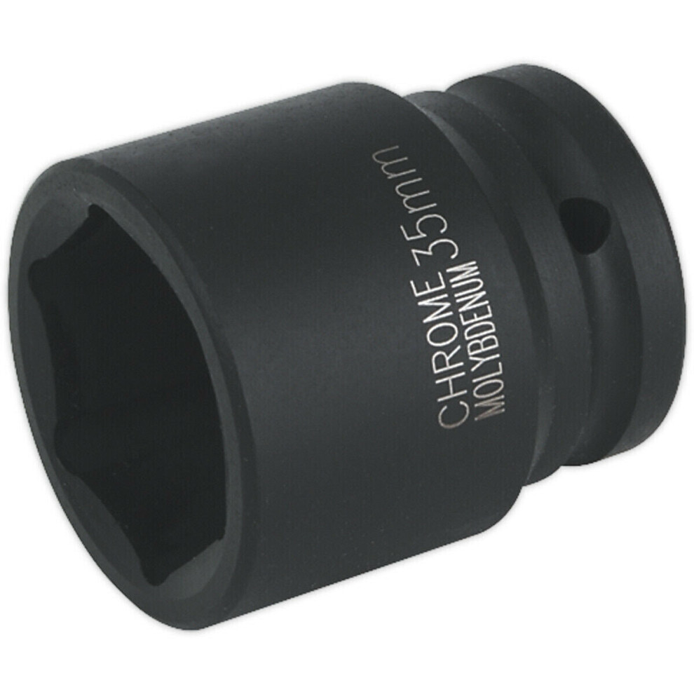 Loops 35Mm Forged Impact Socket - 3/4 Inch Sq Drive - Chromoly Impact Wrench Socket