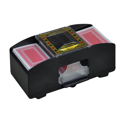 Loops Automatic Card Shuffler - Casino Style 2 Deck Shuffler - Battery Powered 1