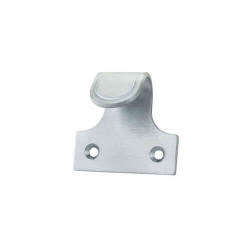 Loops Sash Window Lift Handle 53 x 52mm 33mm Fixing Centres Satin Chrome 1