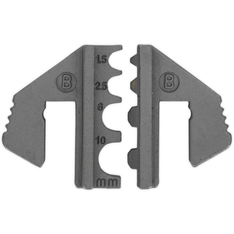 Non-Insulated Terminal Crimping Jaws For Ys00906 & Ys00907 Ratchet Crimping Tool 5056524243435