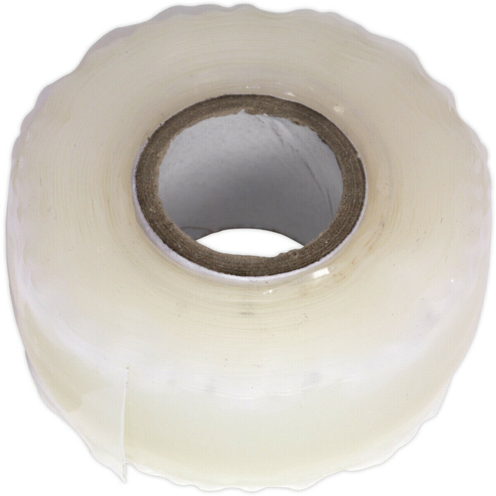 5m Clear Silicone Repair Tape - Self-Fusing Non Adhesive Tape - 8000V Insulation