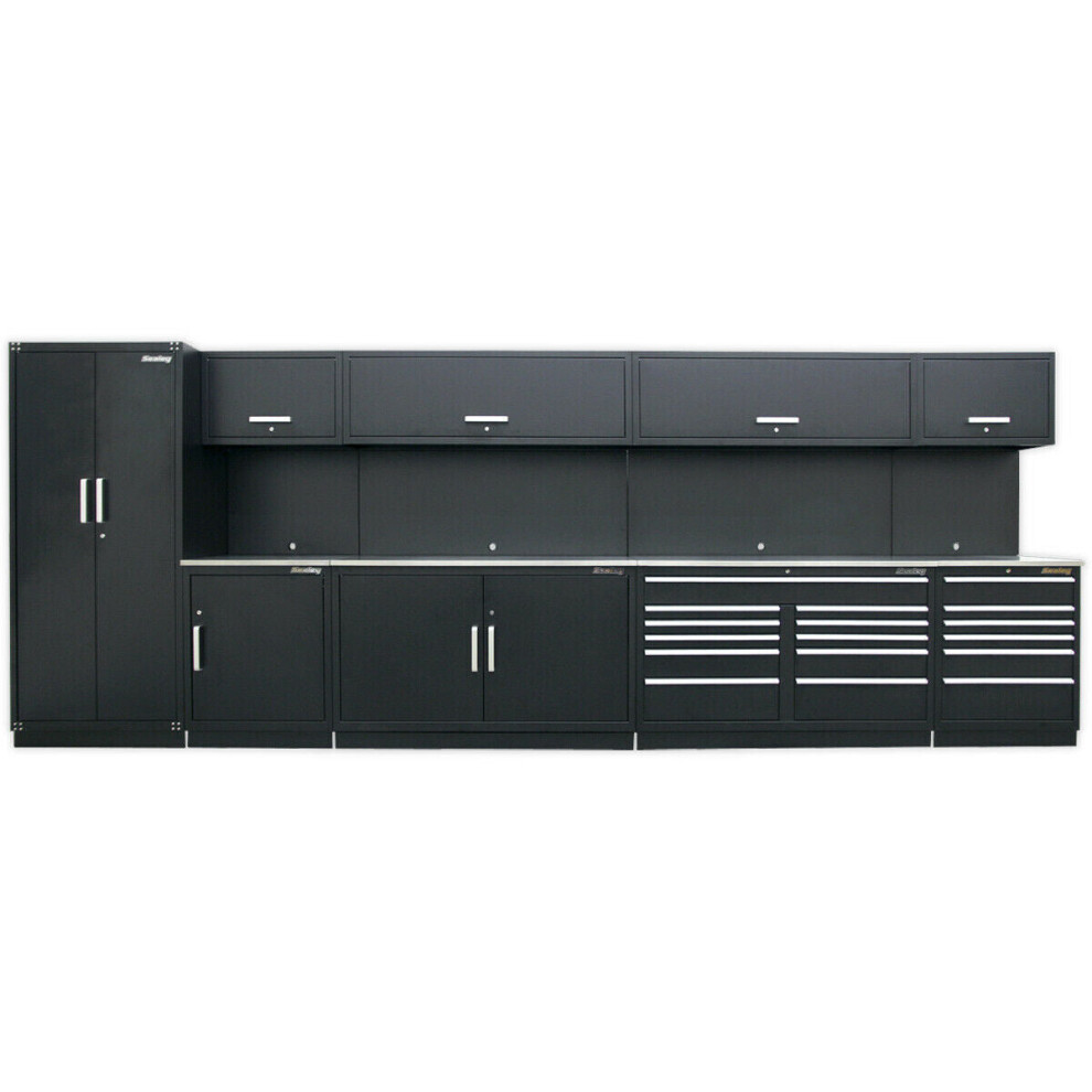 5.6M Modular Garage Storage System - Steel Construction - Workshop Cabinets 5056524260548