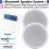 Loops Wall Mounted Micro Bluetooth Amplifier & 2 Ceiling Speaker Kit Stereo HiFi Music 2