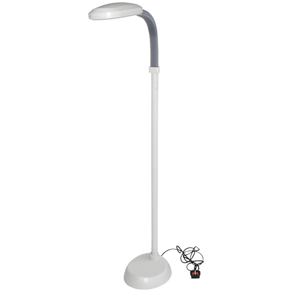 Loops 26W Floor Standing Reading Lamp - Flexible Gooseneck Design Hobbyist Visual Aid