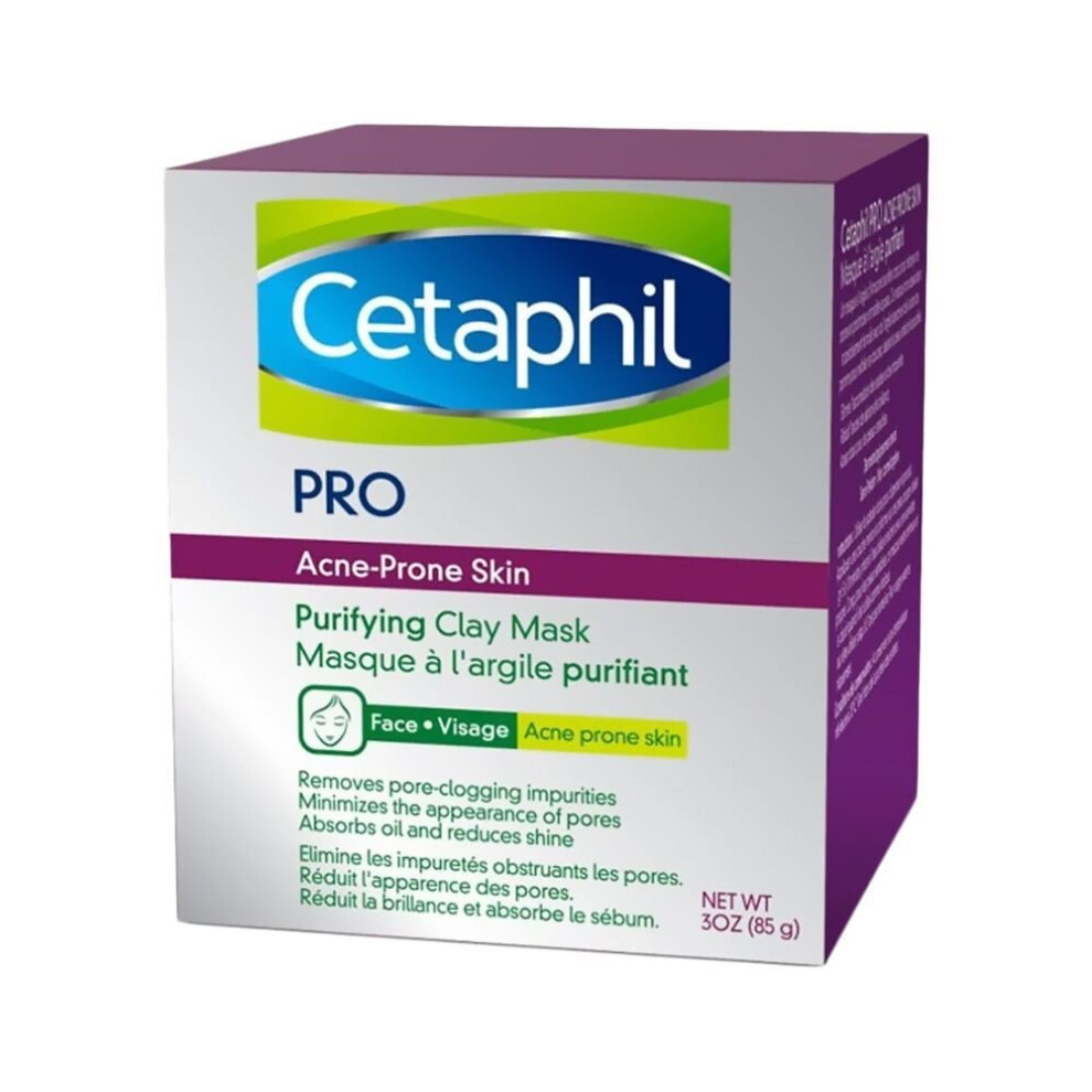 Cetaphil PRO Acne-Prone Skin Purifying Clay Mask Protect Sensitive Skin 85g