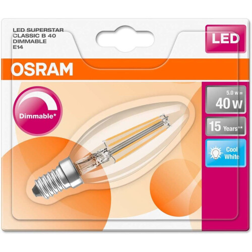 OSRAM Osram LED Bulb, 5 W, Cold White 2