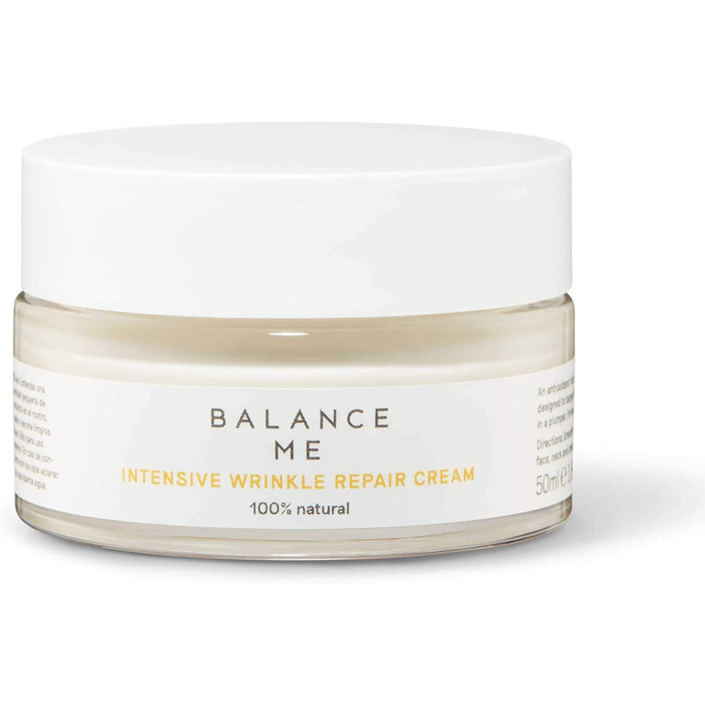 Balance Me Intensive Wrinkle Repair Cream â Intensely Hydrates & Moisturises â Anti-Ageing & Firming Face Moisturiser For All Skin Types â 100%