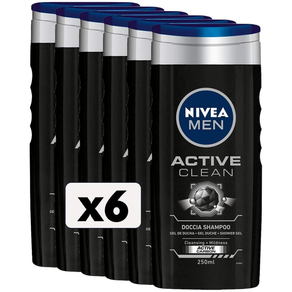 Nivea Men Shampoo, 6 Packs