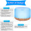 Diffuserlove Essential Oil Diffuser 500ML Remote Control Ultrasonic Aromatherapy Diffuser Cool Mist Humidifiers with Mute Design, Timer and Waterless 4