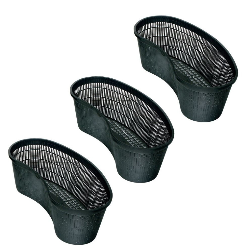 (3 baskets) Pisces Kidney Pond Planting Baskets 45cm
