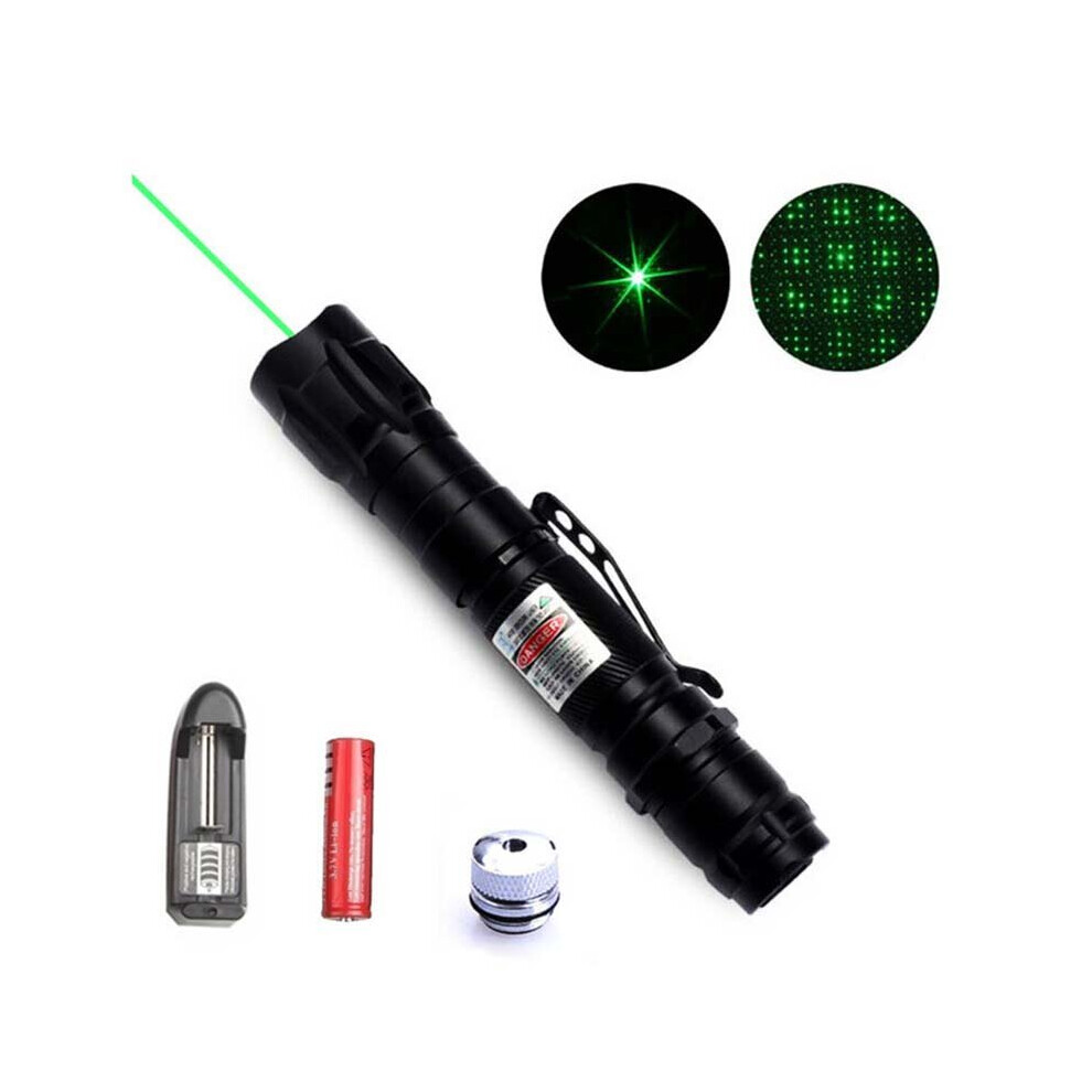 ( Light) 303 Laser Pointer Pen Rechargeable Visible Beam Green/Light