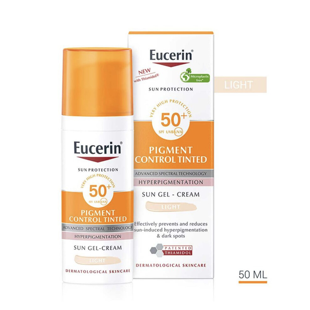 Eucerin Pigment Control Tinted Sun Gel-Cream SPF50+ 50ml