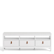 Barcelona Tv-unit 3 drawers in White