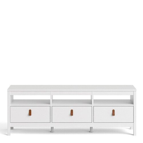 Barcelona Tv-unit 3 drawers in White
