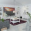 Barcelona Tv-unit 3 drawers in White 5
