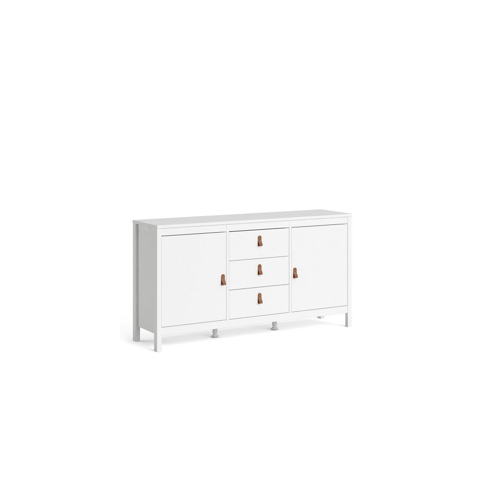 Furniture To Go Barcelona 2-Door 3-Drawer Sideboard - White - Image 6