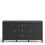 Barcelona Sideboard 2 doors + 3 drawers in Matt Black 11