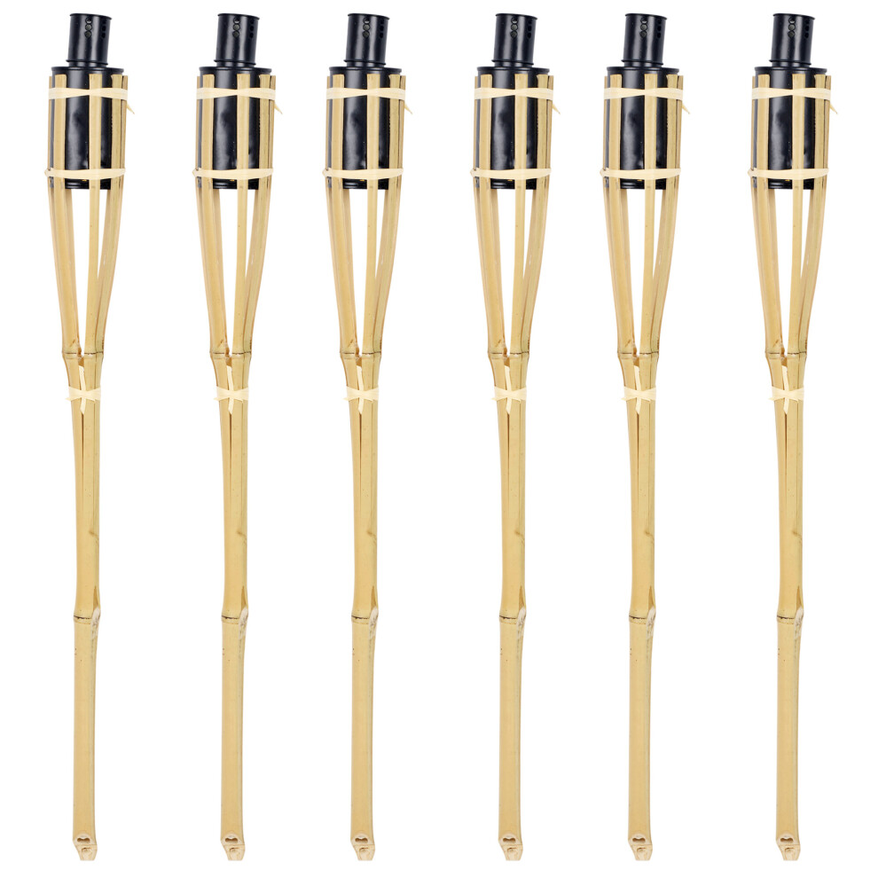 Urbn Living (6) 2Ft 1/2/4 Or 6 Bamboo Lantern Oil Lighting Burner
