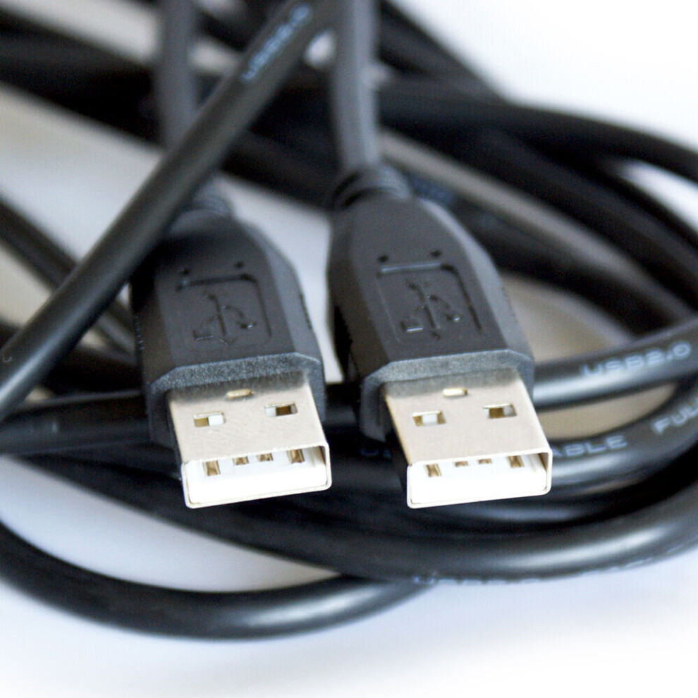 5m USB Type A Male to Plug Cable PC Laptop Computer 2.0 Data Transfer Lead