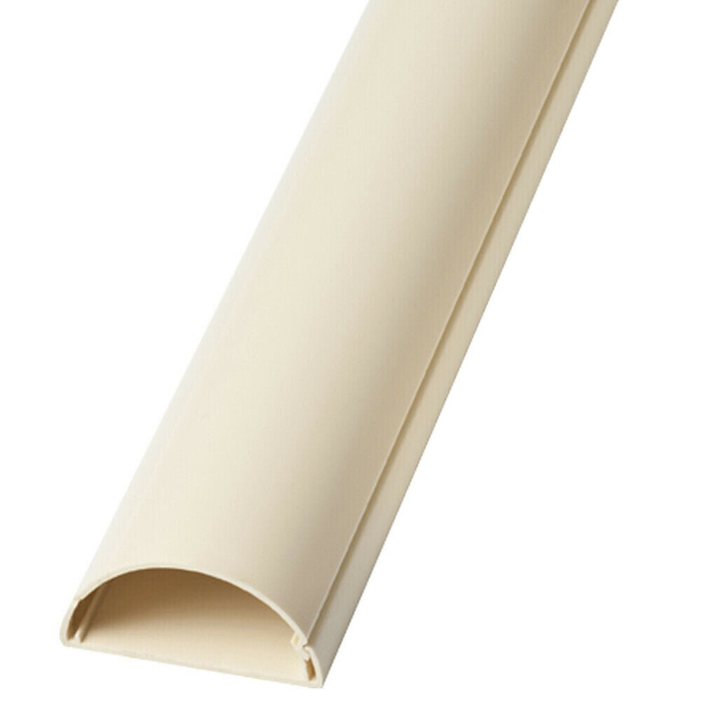 Loops 1M 16Mm X 8Mm Magnolia Speaker Cable Trunking Conduit Cover Av Tv Ethernet Wall