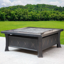 Outdoor Multifunctional Fire Pit Garden BBQ Camping Barbecue