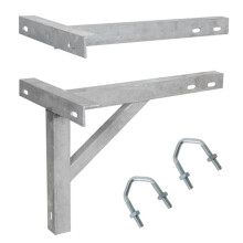 18' Galvanized T & K Wall Mounting Bracket - Heavy Duty