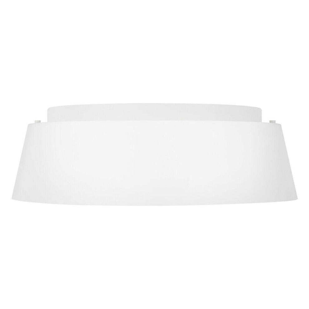 3 Bulb Flush Light Light Low Ceiling Matte White LED E14 60W Bulb