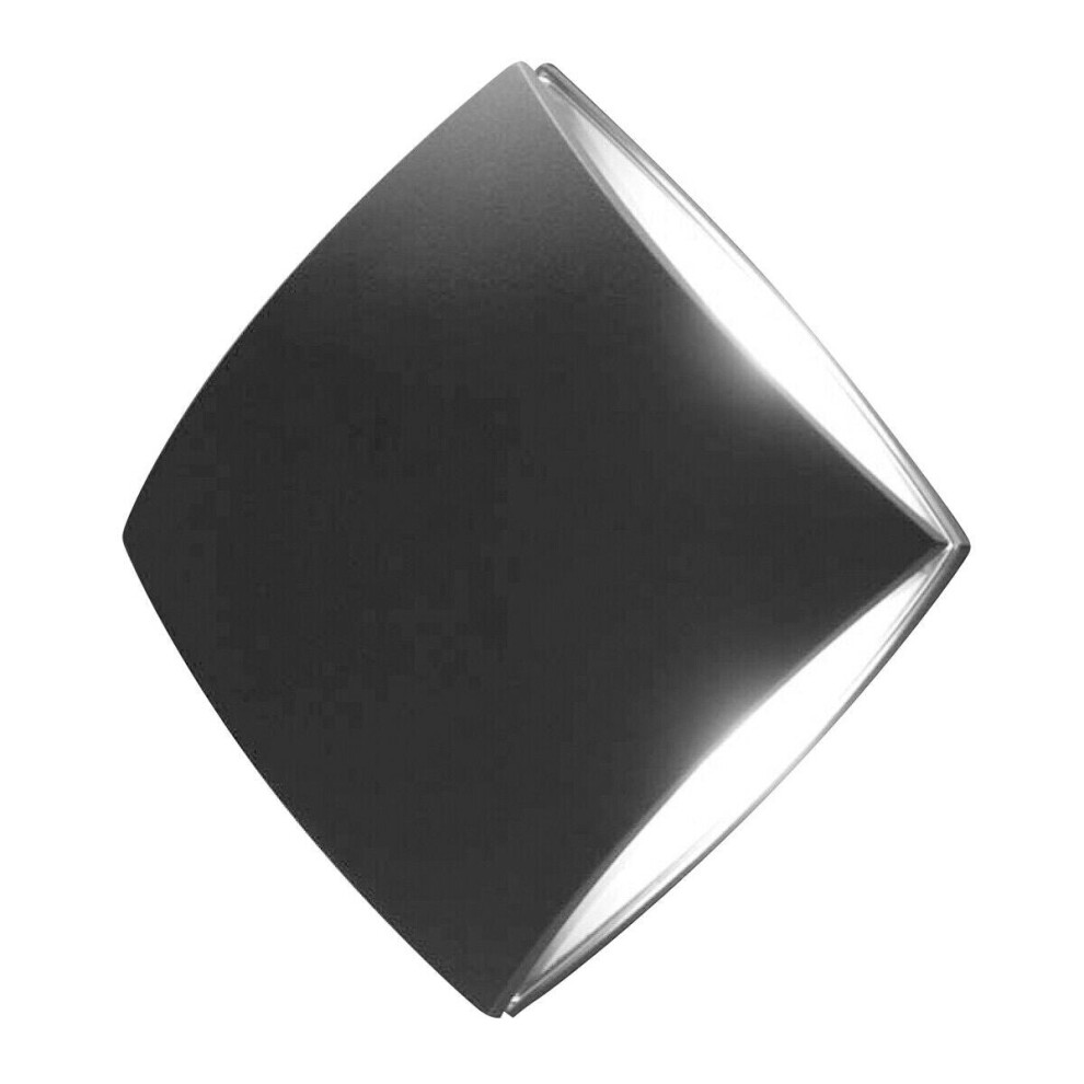 Outdoor IP54 Wall Light Sconce Graphite Finish LED 11W Bulb Outside External