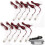 Loops ROUND LED Plinth Light Kit 10x WARM WHITE Spotlight Kitchen Bathroom Floor Panel 1