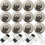 Loops Eyelid LED Plinth Light Kit 12x Round Spotlight Kitchen Bathroom Floor Panel 1