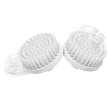 Braun Face Brush Normal Refills, Pack of 2 Replacement Brushes, Facial Cleansing Brush, Daily Pore Deep Cleansing and Make-Up Removal, SE80, Whit