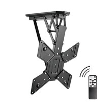 Allcam Electric Motorised TV Bracket Ceiling Mount, 6 Level Adjustment & Height Adjustment to suit most LCD/LED TVS 32" - 55", Max VESA 400x400